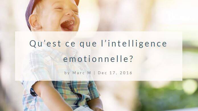 Qu'est ce que l'intelligence emotionnelle